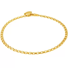 3mm Mariner Link Chain Anklet