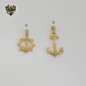 (4-2021) Stainless Steel - Anchor Plain Pendants.