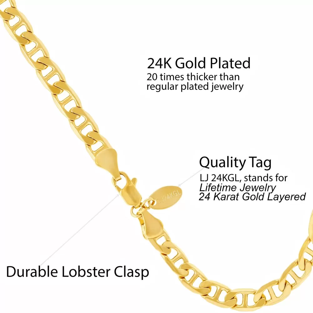 6mm Mariner Link Chain Anklet