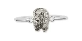 Afghan Hound Bracelet Jewelry Sterling Silver Handmade Dog Bracelet AF4-HB