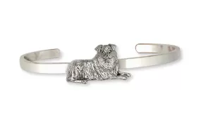 Australian Shepherd Bracelet Jewelry Sterling Silver Handmade Dog Bracelet AU2-CB