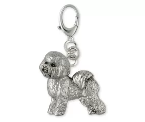 Bichon Frise Zipper Pull Jewelry Sterling Silver Handmade Dog Zipper Pull BF22-ZP