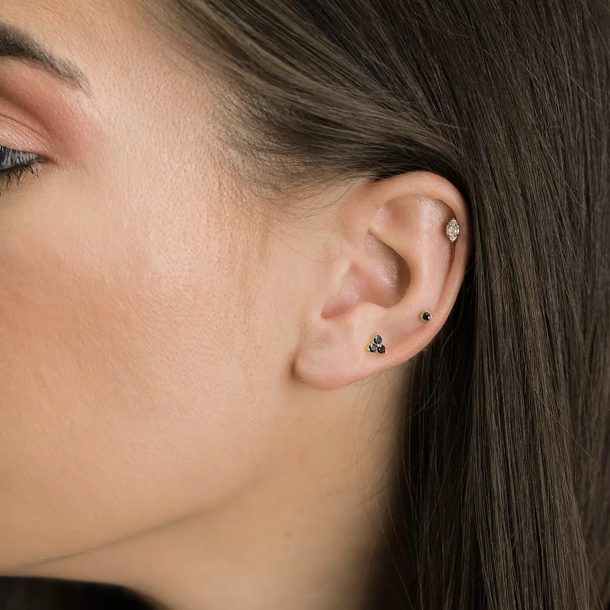 Black Onyx Earrings  Bezel