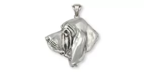 Bloodhound Pendant Jewelry Sterling Silver Handmade Dog Pendant BHD3-P