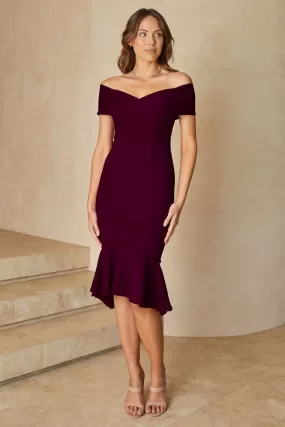 Brienne Dress - Mahogany