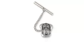 Bullmastiff Tie Tack Jewelry Sterling Silver Handmade Dog Tie Tack BM2-TT