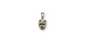 Cairn Terrier Pendant Jewelry Sterling Silver Handmade Dog Pendant CNWT19-P