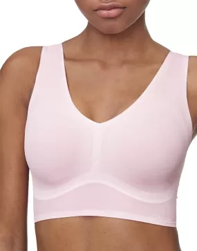 Calvin Klein Women Invisibles V-Neck Bralette Allurish Blush QF4708