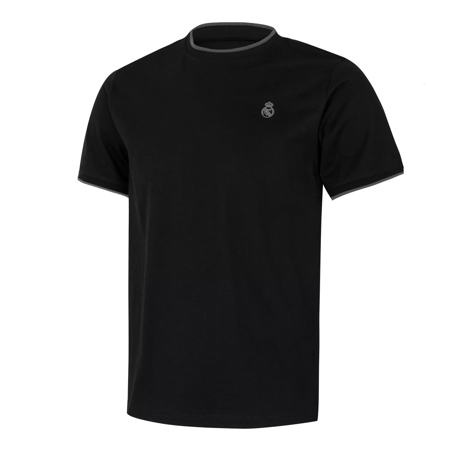 Camiseta Cuello Redondo Hombre Signature Negro