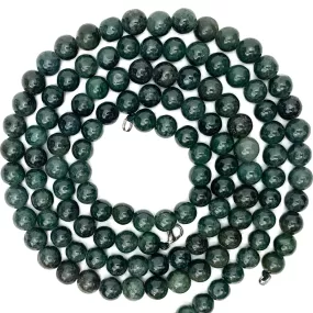 Canadian Jade 10mm Smooth Rounds Bead Strand / Necklace