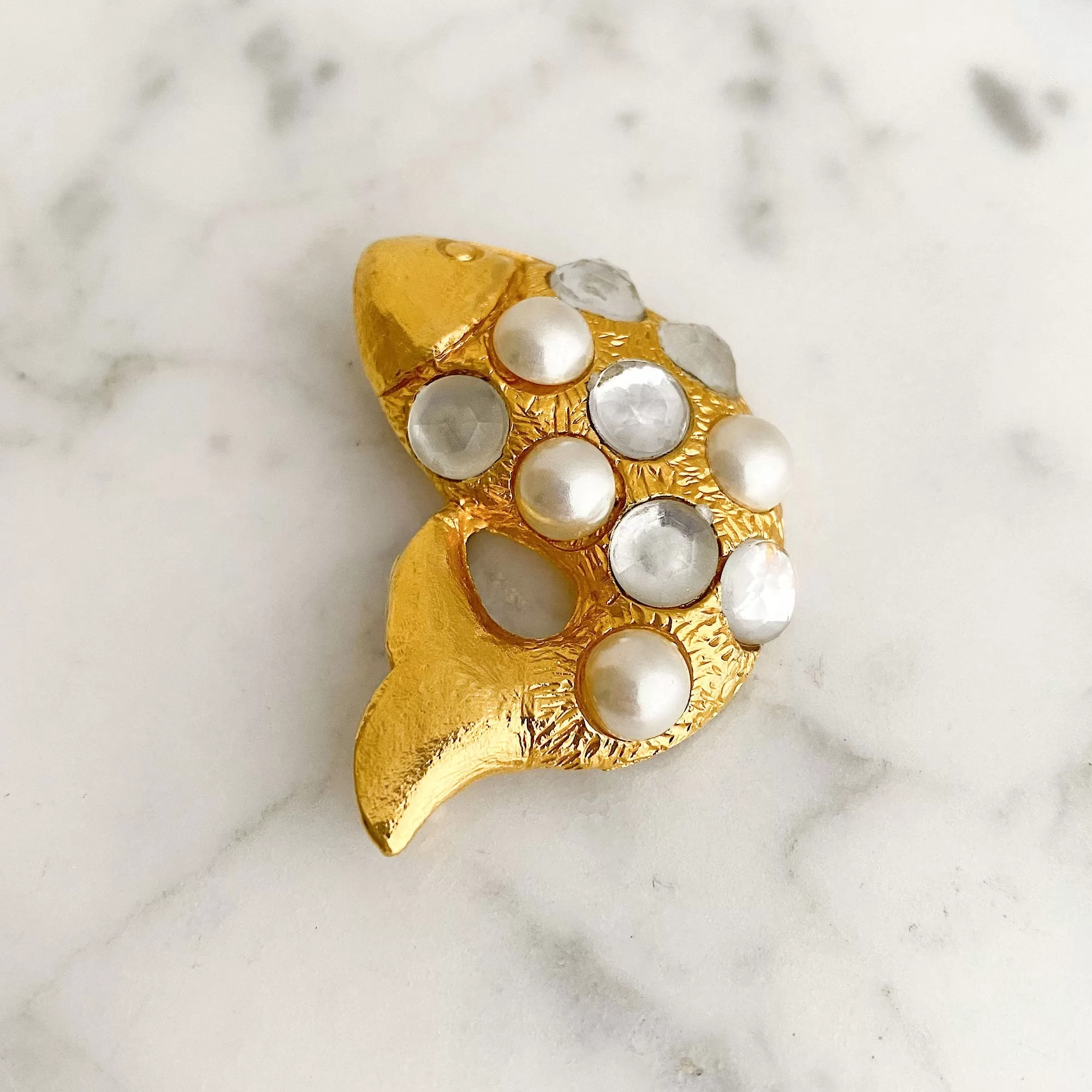 CELINE vintage fish brooch