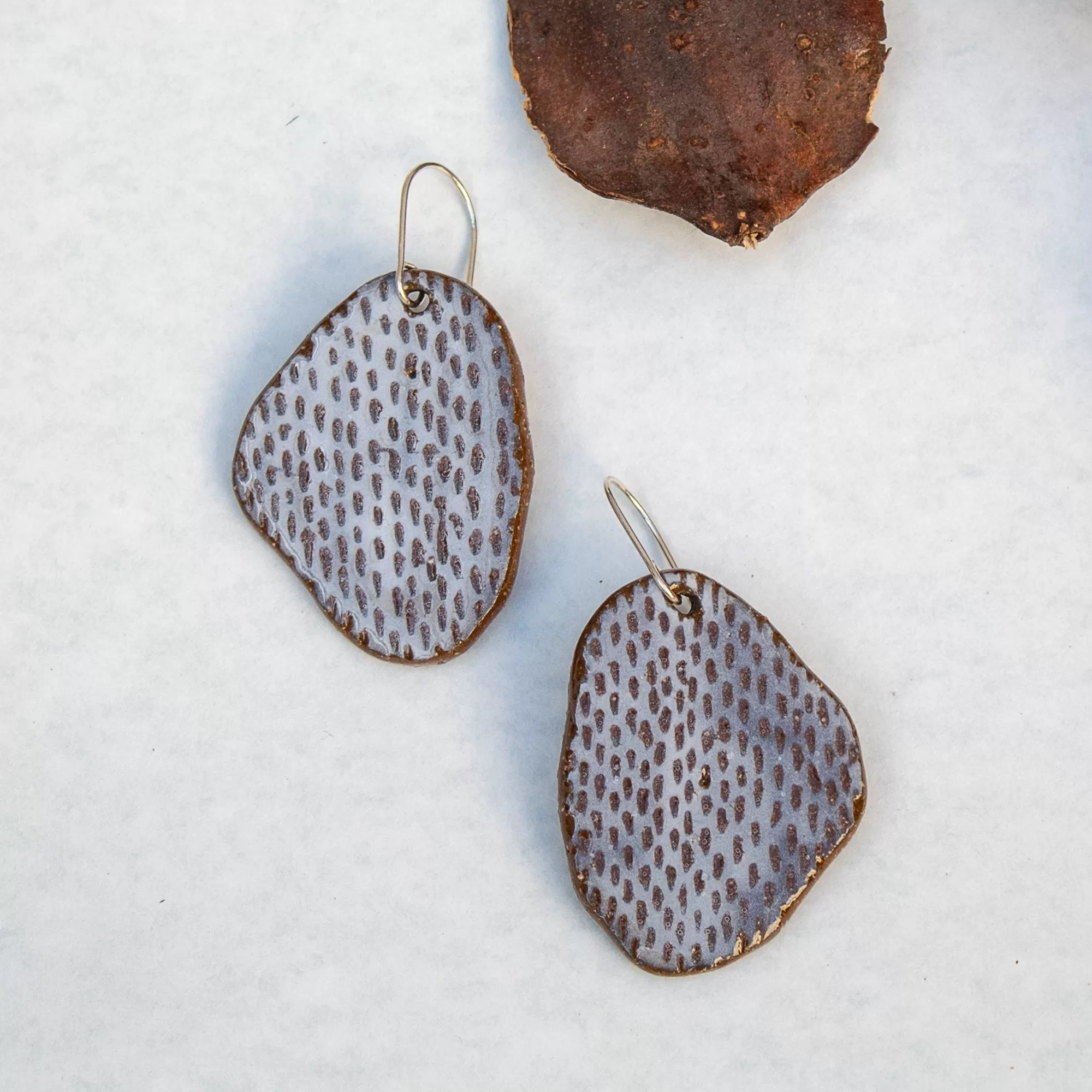 Ceramic Dangle Earrings