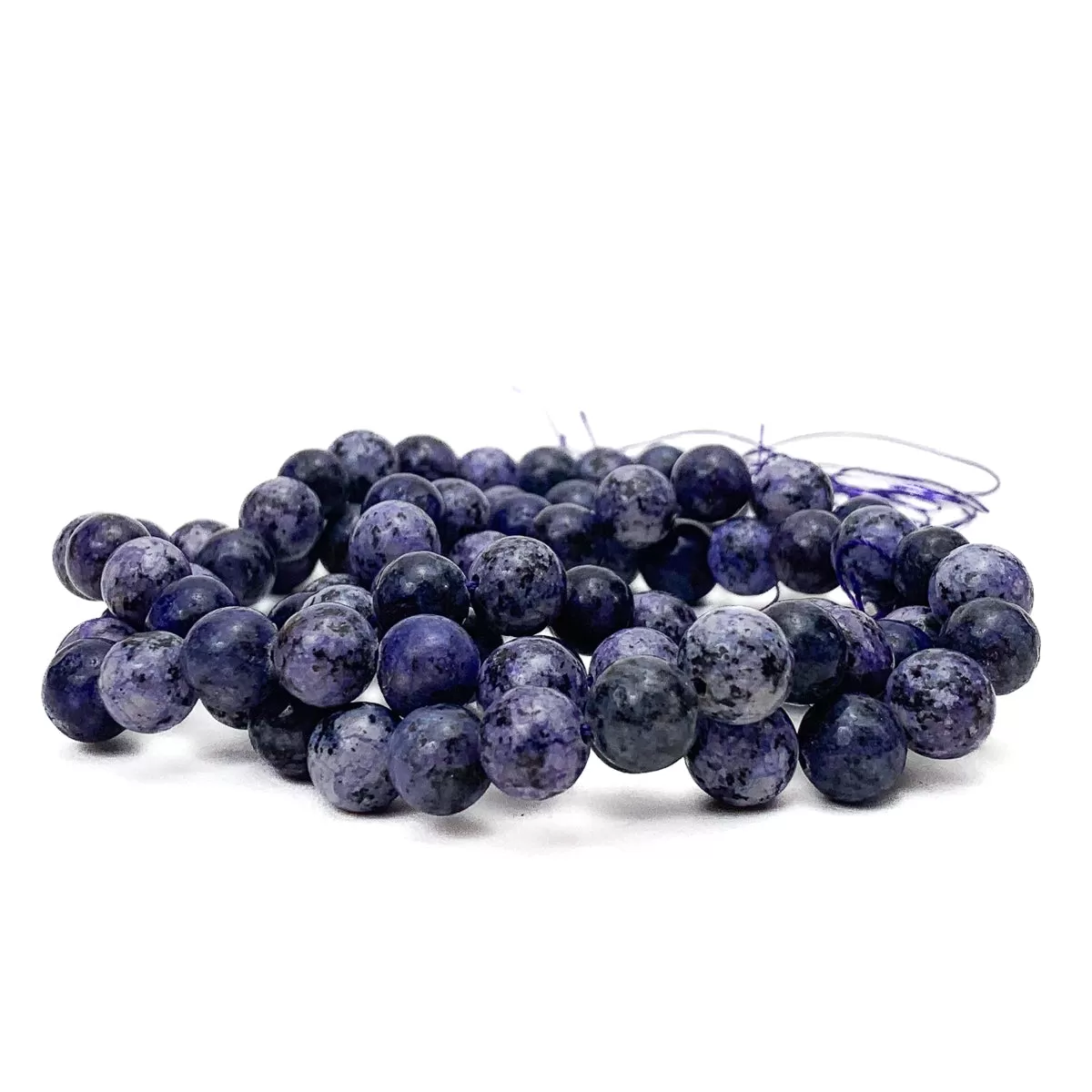 Charoite 10mm Smooth Rounds Bead Strand