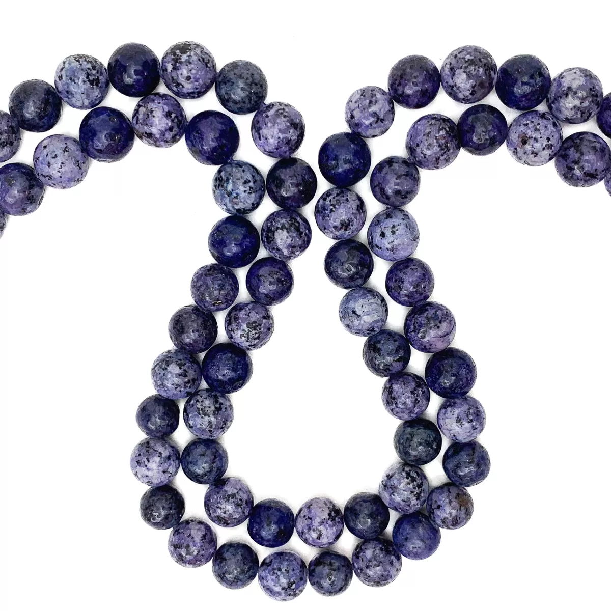 Charoite 10mm Smooth Rounds Bead Strand