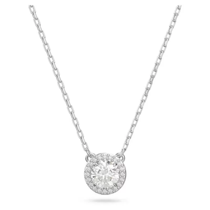 Crystal Charms Classic Necklace Pendant Jewelry Set