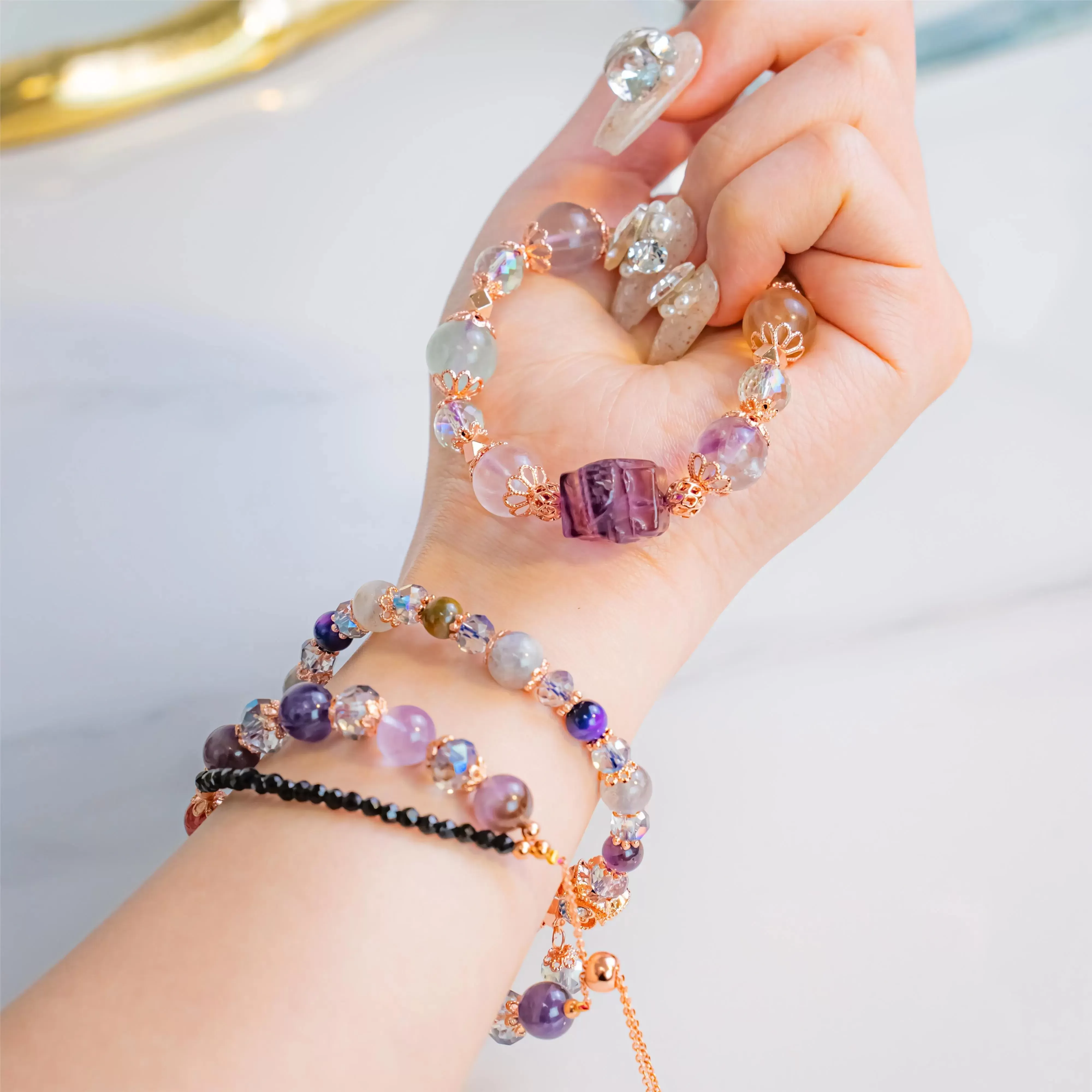 Crystal Mystery Box- Natural Gemstone Bracelet