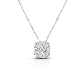 Cushion Shaped Diamond Pendant