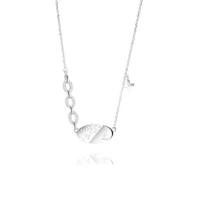 Dexterous Necklaces 18ct White Gold Plated Vermeil