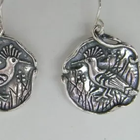 Drop Earrings Sterling silver earrings for women, Birds