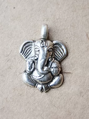 Elephant Silver Pendant