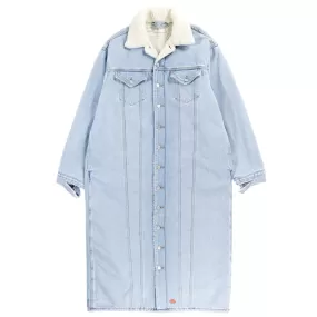 ERL LEVI'S SHERPA DENIM DUSTER