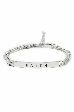 Faith Inspirational Link Bracelet