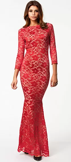 Faye Maxi Dress Red