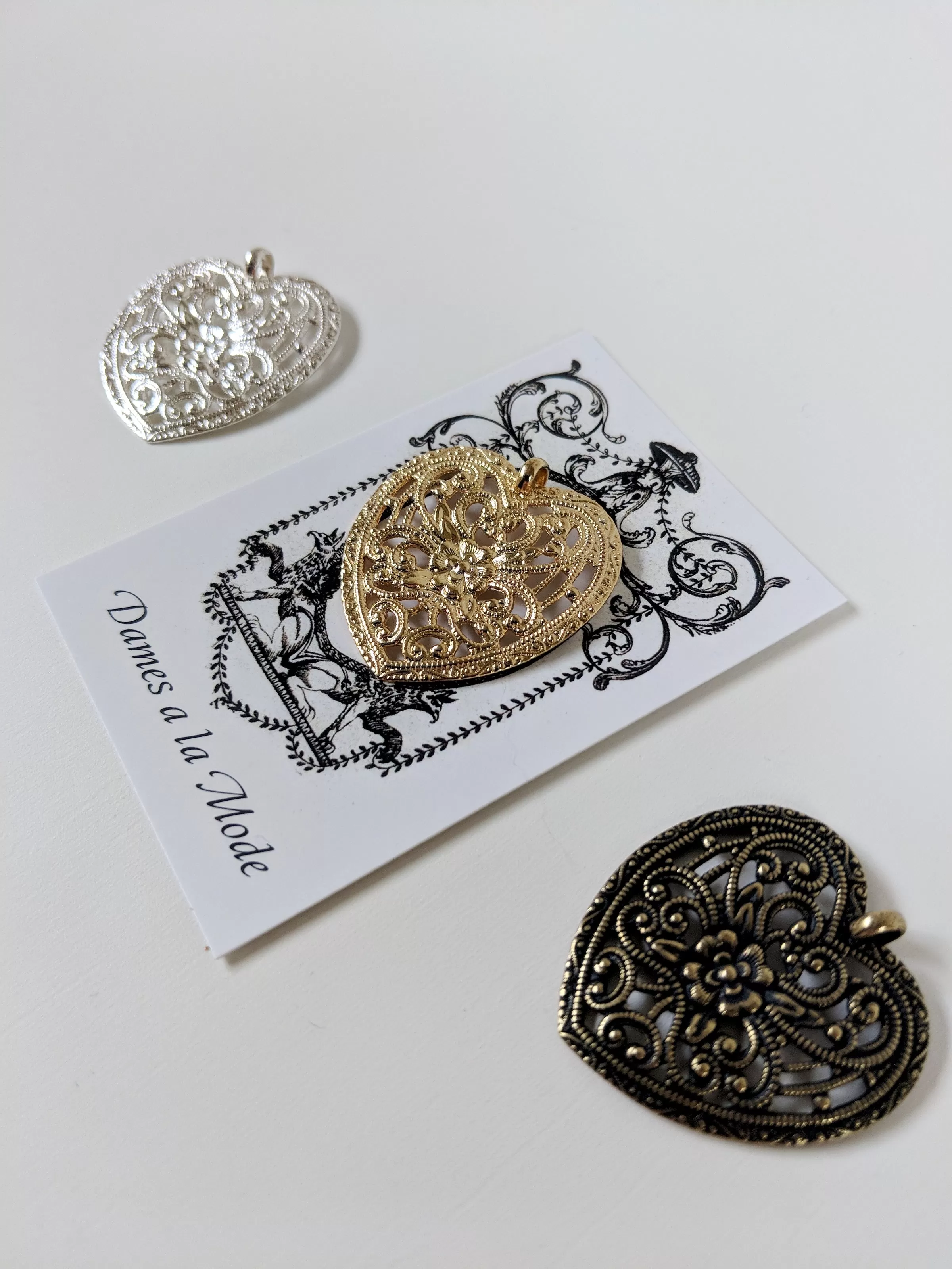 Filigree Heart Pendant