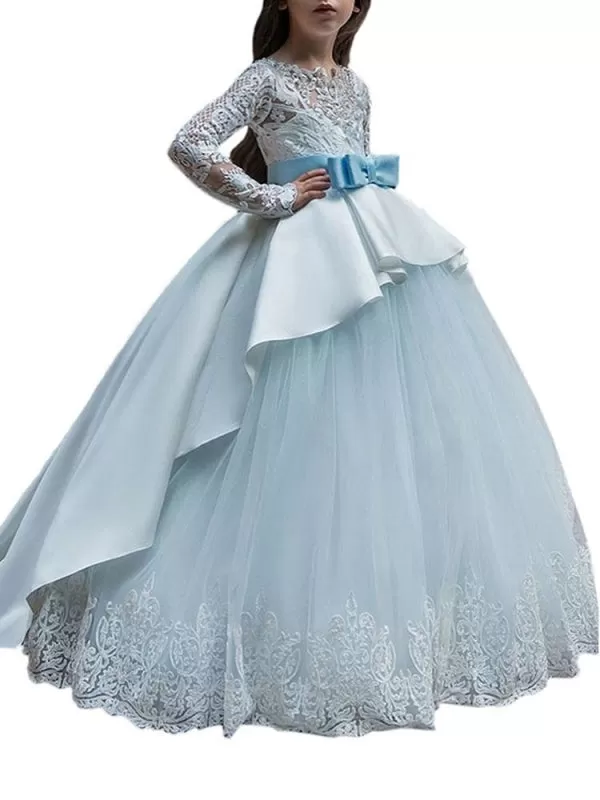 Flower Girl Dresses Princess Embroidered Kids Party Dresses