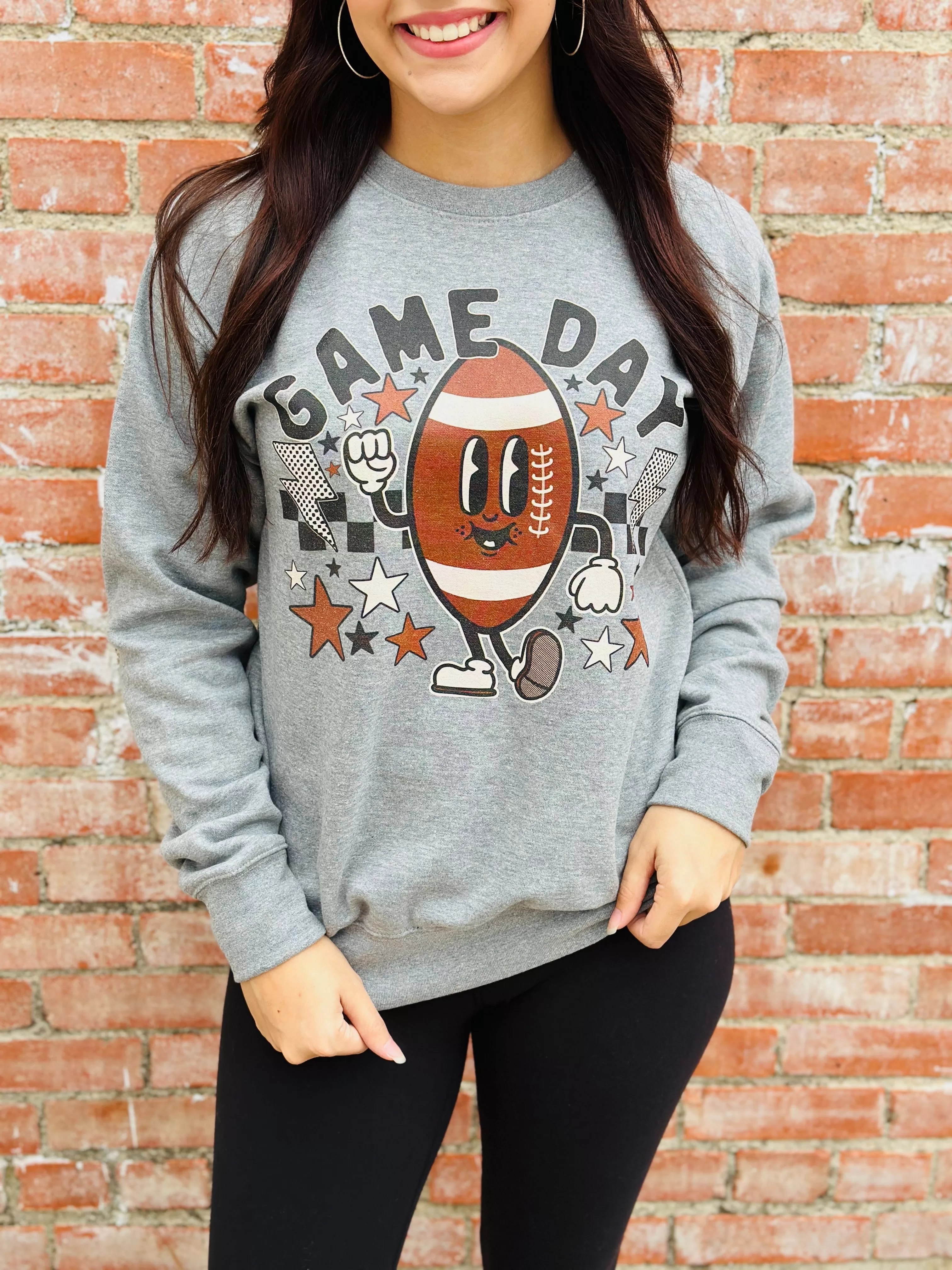 Game Day Football Graphic Sweatshirt