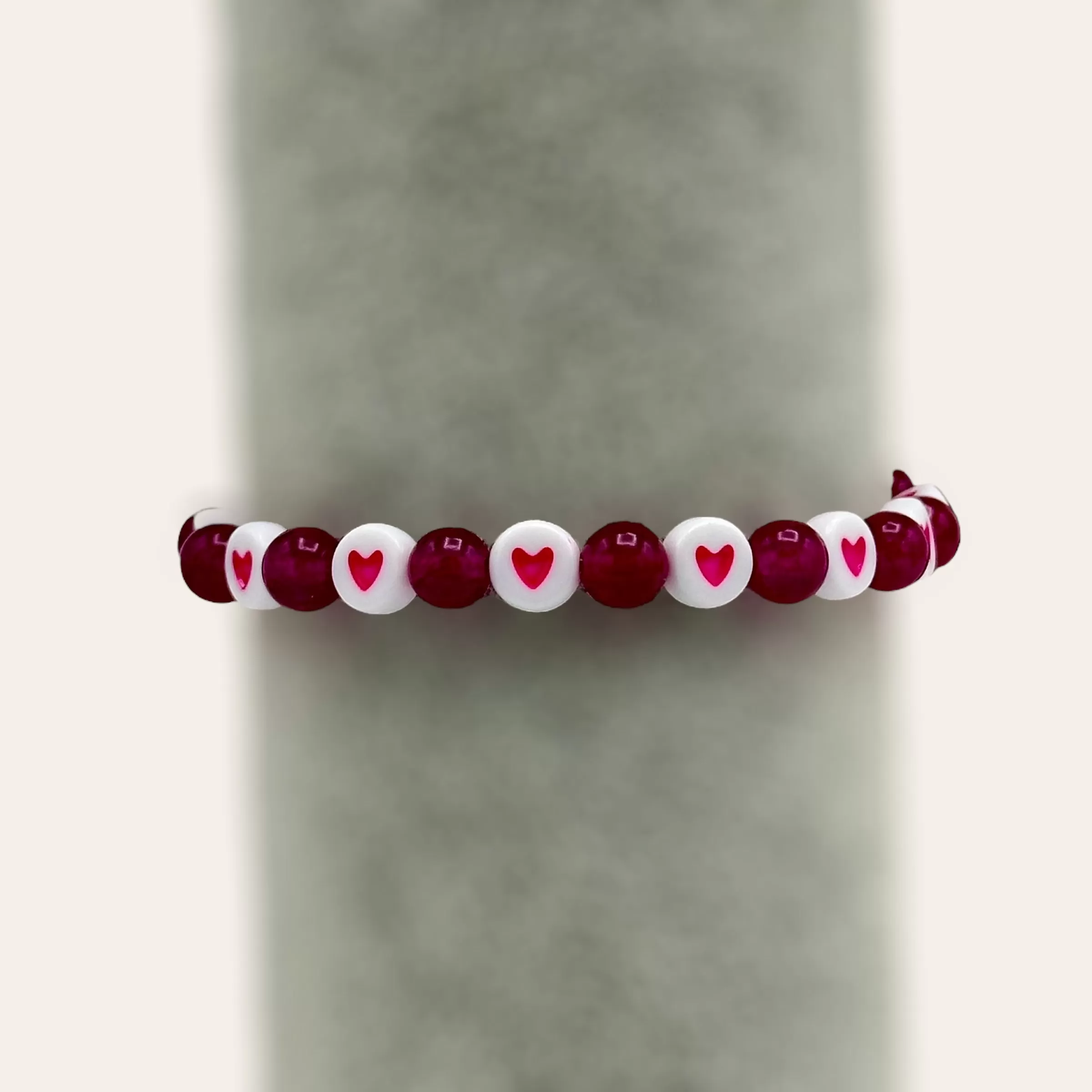 Genuine Gemstone Heart Bracelets