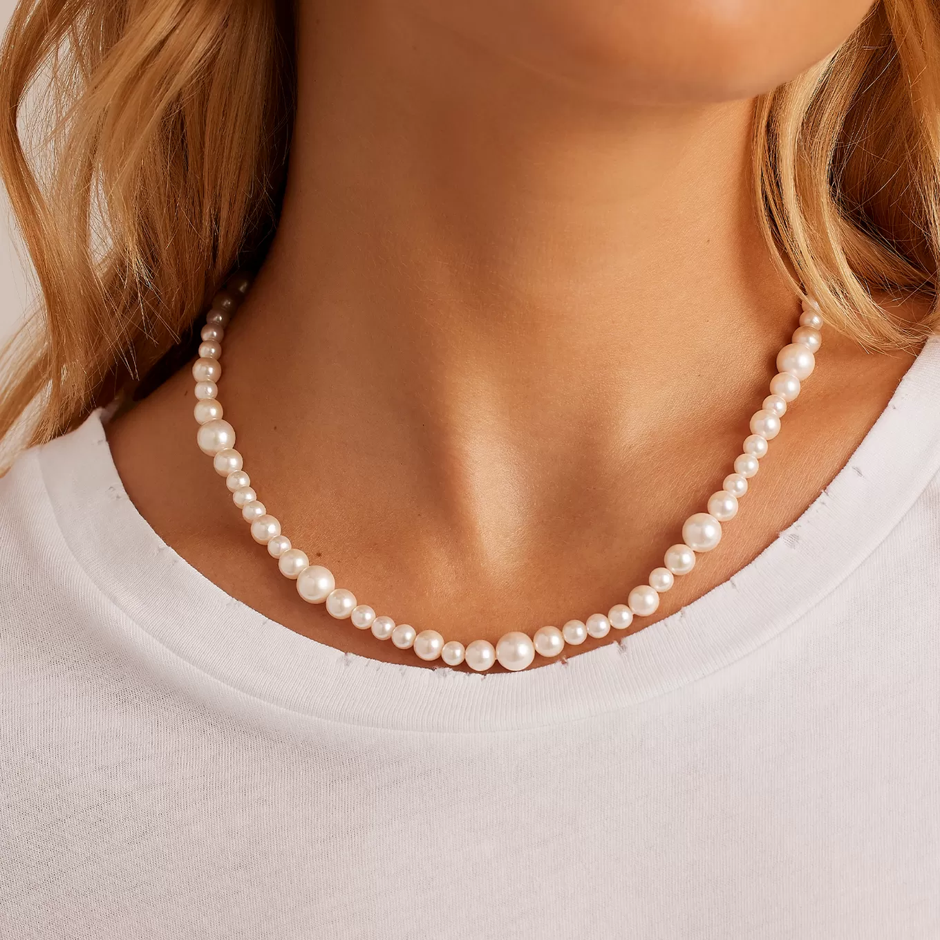 Gorjana Lou Pearl Necklace