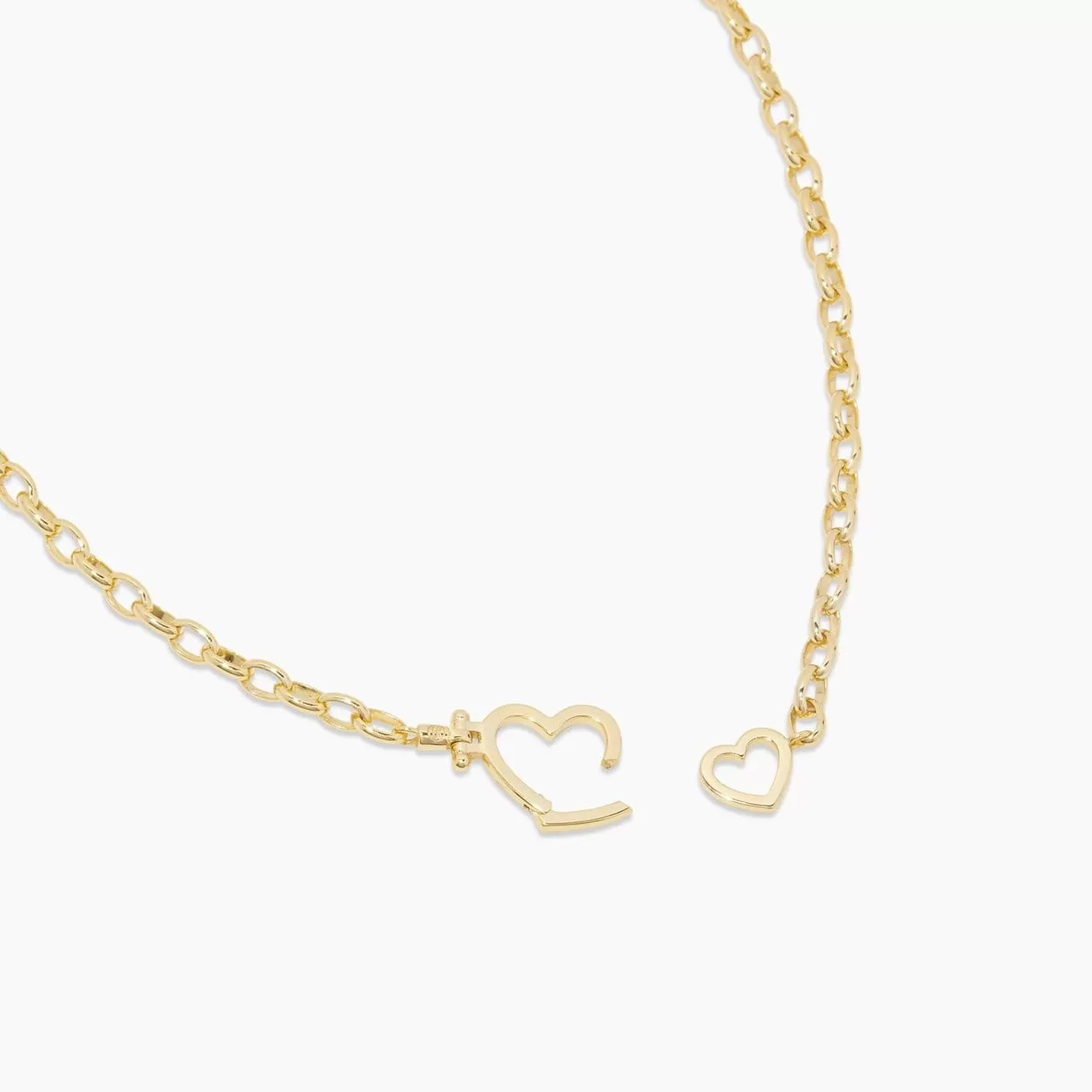 Gorjana Parker Heart Necklace (Gold)