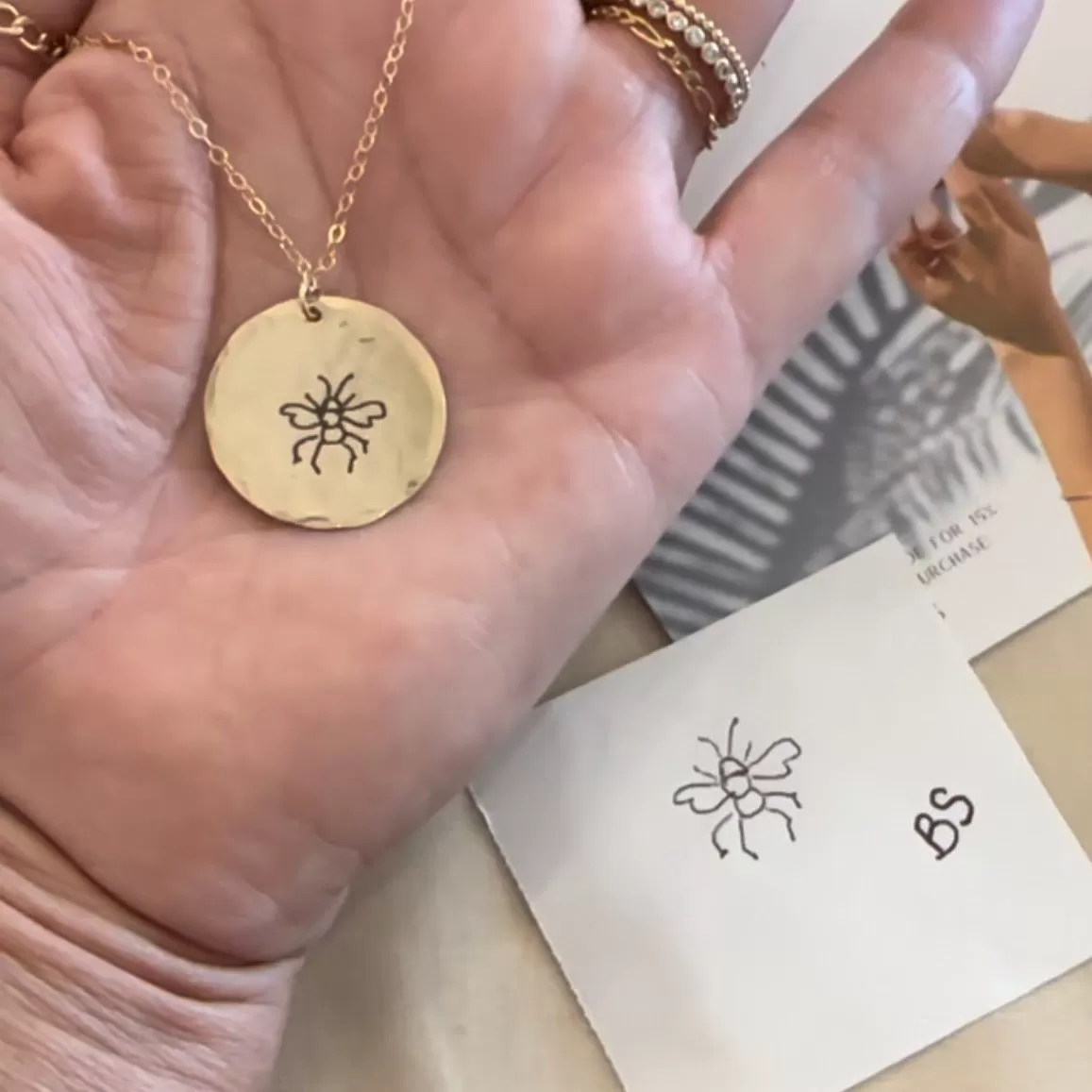 Handwritten Engraved Jewelry