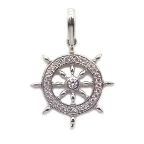 Helm Steering wheel Pendant Sterling Silver 925