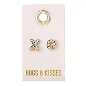 Hugs & Kisses Stud Earrings