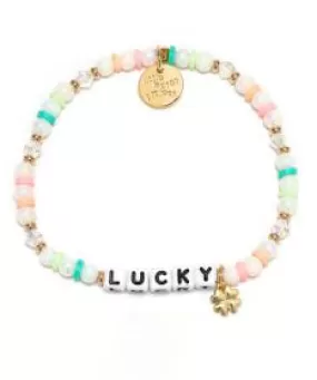 Little Words Project Lucky Bracelet with Clover Charm - Multi