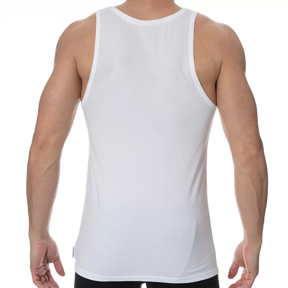 Men's Calvin Klein | Two Vintage Classic Fit Tank Tops | White