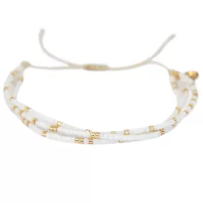 MIYUKI BRACELET SUMMER WHITE