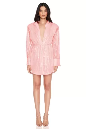 Nookie Oracle Shirt Dress - Sorbet