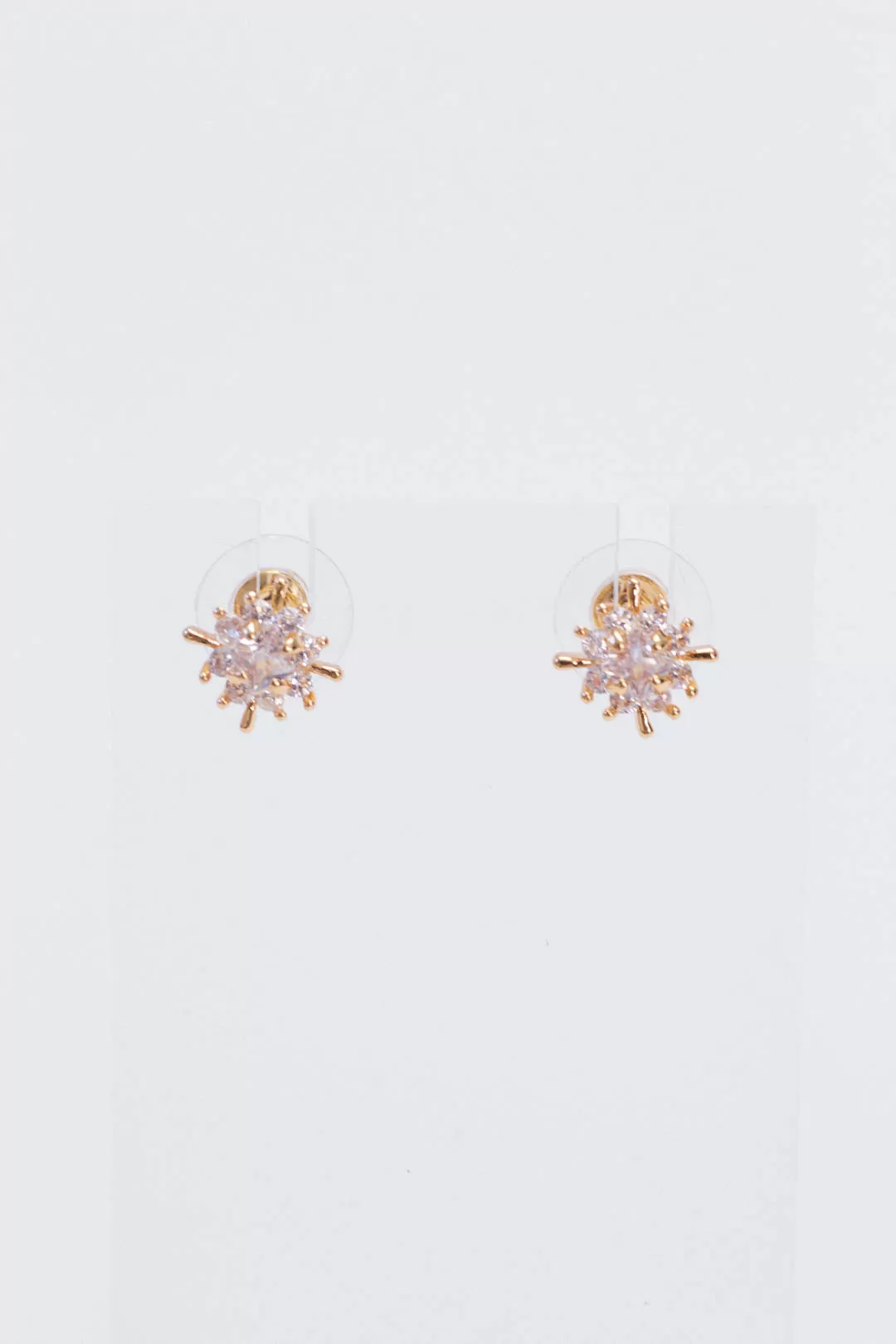 North Star Diamond Earrings, Gold