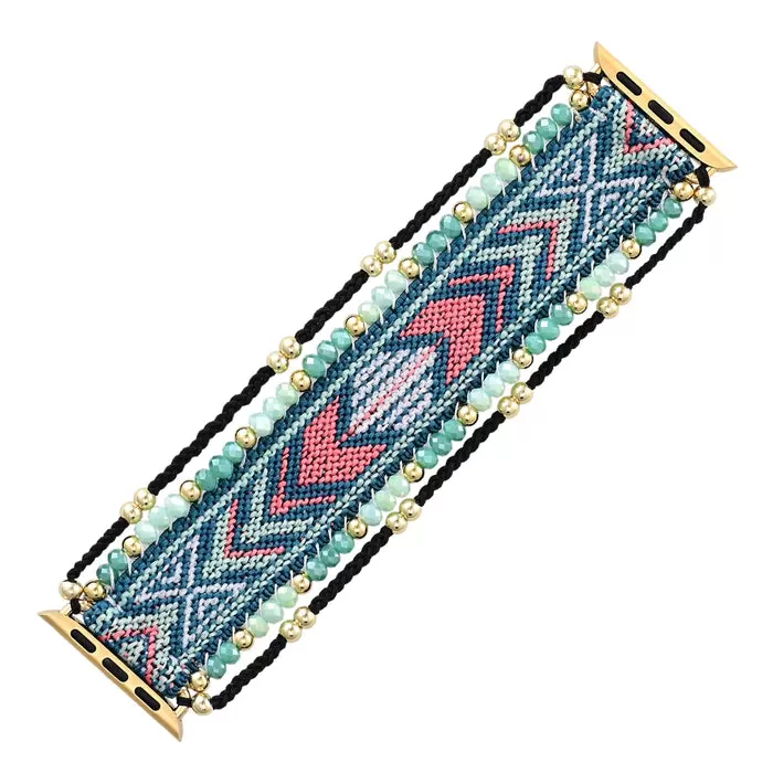 Oceanic Cobalt Stretch Apple Watch Strap