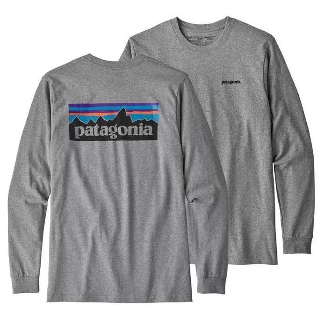 Patagonia Men's Long Sleeve P-6 Logo Responsibili-Tee - Past Season