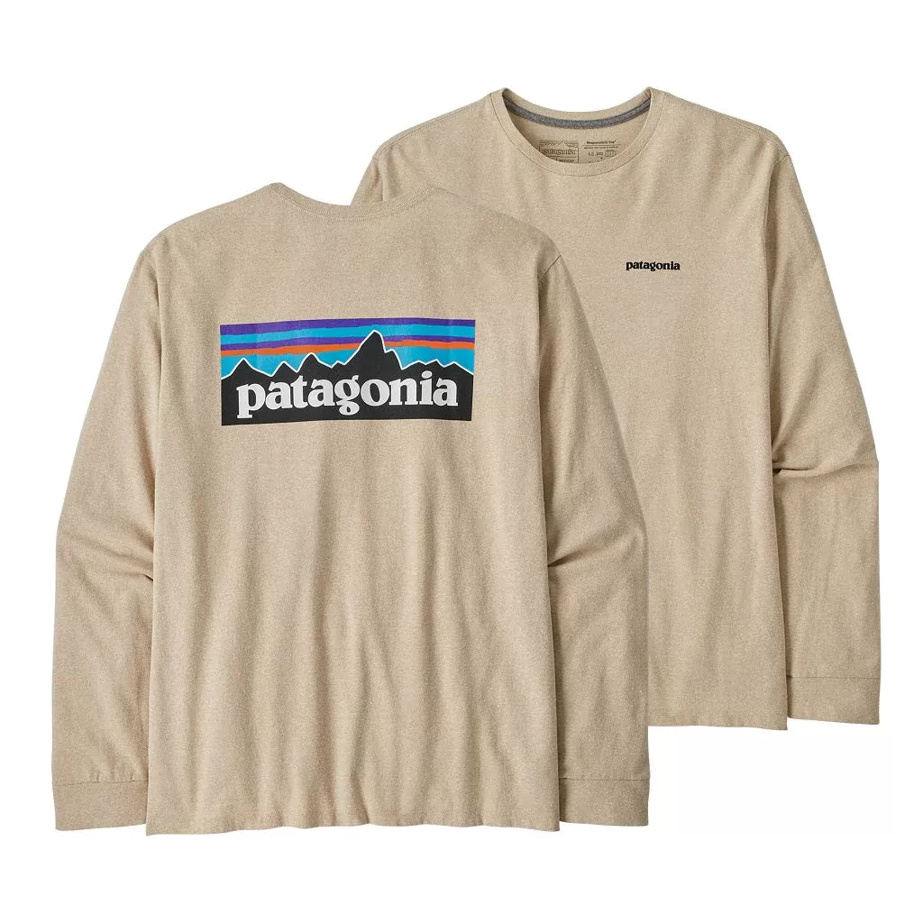 Patagonia Men's Long Sleeve P-6 Logo Responsibili-Tee - Past Season