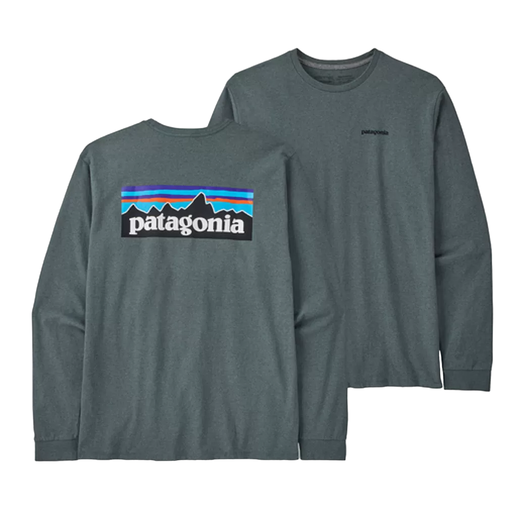 Patagonia Men's Long Sleeve P-6 Logo Responsibili-Tee - Past Season