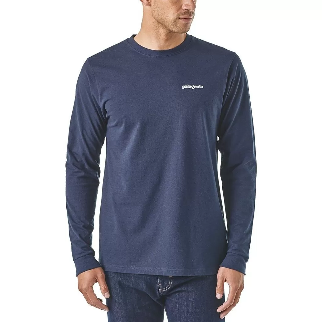 Patagonia Men's Long Sleeve P-6 Logo Responsibili-Tee - Past Season