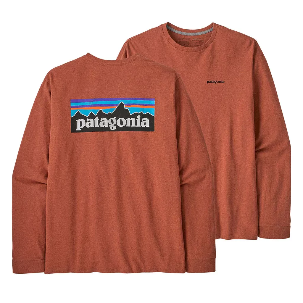 Patagonia Men's Long Sleeve P-6 Logo Responsibili-Tee - Past Season