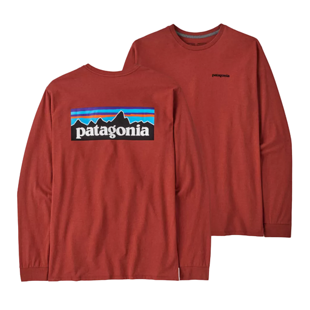 Patagonia Men's Long Sleeve P-6 Logo Responsibili-Tee - Past Season