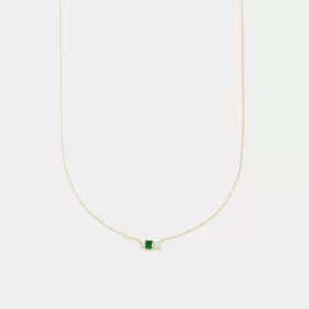 Petite Bel Emerald Necklace