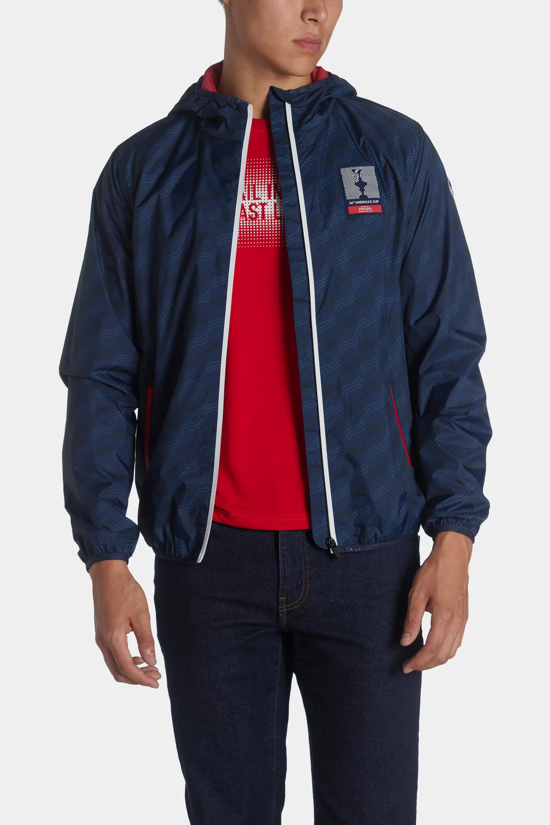 Prada X North Sails Zip Up Jacket